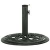 vidaXL Umbrella Base Green 44x44x31 cm Cast Iron