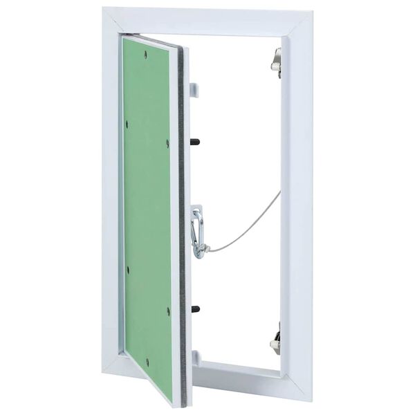 vidaXL Access Panel Green and Silver 30 x 55 cm