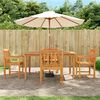 vidaXL 5 Piece Garden Dining Set Solid Wood Acacia