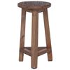 vidaXL Stool Natural 28 x 28 x 50 cm Mahogany Wood