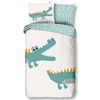 Good Morning Kids Duvet Cover CROCODILE 140x200/220 cm Multicolour