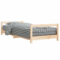 vidaXL Kids Bed Frame 80x200 cm Solid Wood Pine