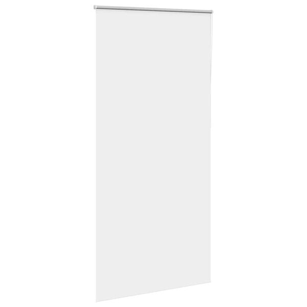 vidaXL Roller Blind Blackout White 105x230 cm Fabric Width 100.7 cm Polyester