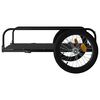 vidaXL Bike Trailer Black 135x70x37 cm Iron