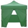 vidaXL Party Tent Folding Green 291 x 291 x 315 cm Oxford Fabric