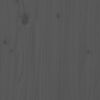 vidaXL Sideboard Grey 100x40x75 cm Solid Wood Pine