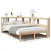 vidaXL Bookcase Bed without Mattress White 120x200 cm Solid Wood Pine