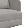 vidaXL Folding Sofa Bed Light Grey 65 x 80 x 83 cm Velvet