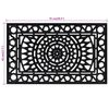 vidaXL Door Mat Rectangular 45x75 cm Rubber