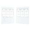 vidaXL Party Tent Sidewall 2 pcs 200 x 195 cm White PE and Steel