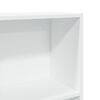 vidaXL Bookcase White 80x30x114 cm Engineered Wood