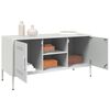 vidaXL TV Cabinet White 100.5x39x50.5 cm Steel