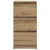 vidaXL Sideboard Artisan Oak 37.5x35x76 cm Engineered Wood
