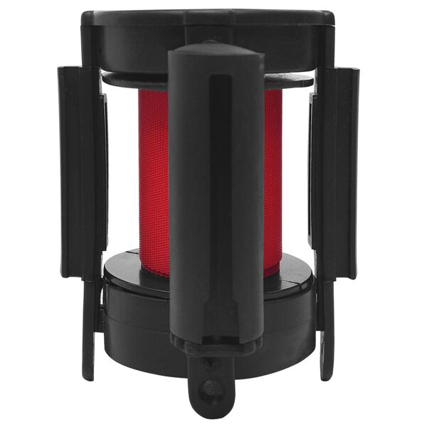 vidaXL Retractable Belt Barrier 200 cm Red