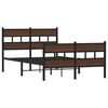 vidaXL Bed Frame without Mattress with Headboard and Footboard 120x190 cm Small Double