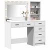 vidaXL Dressing Table White 78.5 x 41 x 135 cm Engineered wood