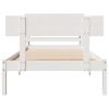vidaXL Bed Frame without Mattress White 90x200 cm Solid Wood Pine