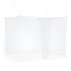 vidaXL Mosquito Net for Bed 156 Mesh 3 pcs White Polyester