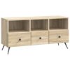 vidaXL TV Cabinet Sonoma Oak 102 x 34.5 x 50 cm Engineered Wood