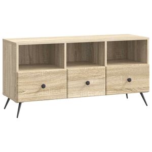 vidaXL TV Cabinet Sonoma Oak 102 x 34.5 x 50 cm Engineered Wood
