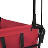vidaXL Folding Hand Trolley Red 105 x 56.5 x 116 cm Oxford Cloth