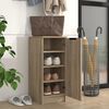 vidaXL Shoe Cabinet Sonoma Oak 30x35x70 cm Engineered Wood