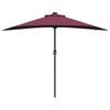vidaXL Garden Parasol Bordeaux Red 294 x 150 x 223 cm