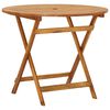 vidaXL 5 Piece Folding Garden Dining Set Solid Acacia Wood