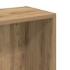 vidaXL Bookcase Artisian Oak 80x24x76 cm Engineered Wood
