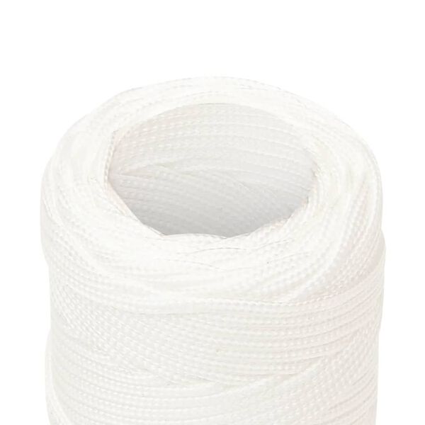 vidaXL Boat Rope Full White 2 mm 100 m Polypropylene