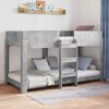 vidaXL Bunk Bed for Kids Concrete Grey 100 x 190 cm Engineered Wood