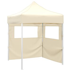 vidaXL Party Tent 200 x 200 x 315 cm Cream Oxford Fabric