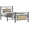 vidaXL Bed Frame without Mattress Sonoma Oak 90x200 cm Engineered Wood
