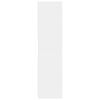 vidaXL Wardrobe White 80x50x200 cm Engineered Wood