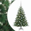 vidaXL Artificial Christmas Tree with Bauble 150 cm 150 LEDs