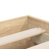 vidaXL Bed Frame with Drawers without Mattress Sonoma Oak 160x200 cm