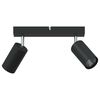 vidaXL Ceiling Spotlight Black 26 x 5.5 x 16.5 cm Metal