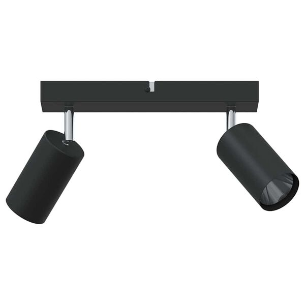 vidaXL Ceiling Spotlight Black 26 x 5.5 x 16.5 cm Metal