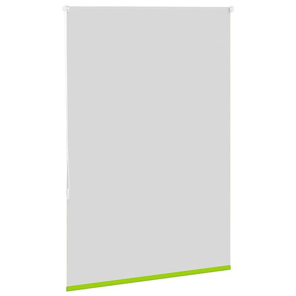 vidaXL Roller Blind Blackout Leaves Green 115x150 cm Fabric Width 110.7 cm Polyester