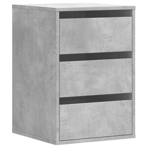 vidaXL Corner Chest of Drawers Concrete Grey 40x41x58 cm Engineered Wood