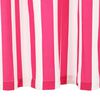 vidaXL Curtains with Metal Rings 2 pcs Fabric 140x175 cm Pink Stripe