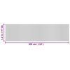 vidaXL Rug Rectangular Nature 80x300 cm Bamboo