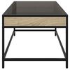 vidaXL Coffee Table with Infinity LED Sonoma Oak 70x50x41 cm