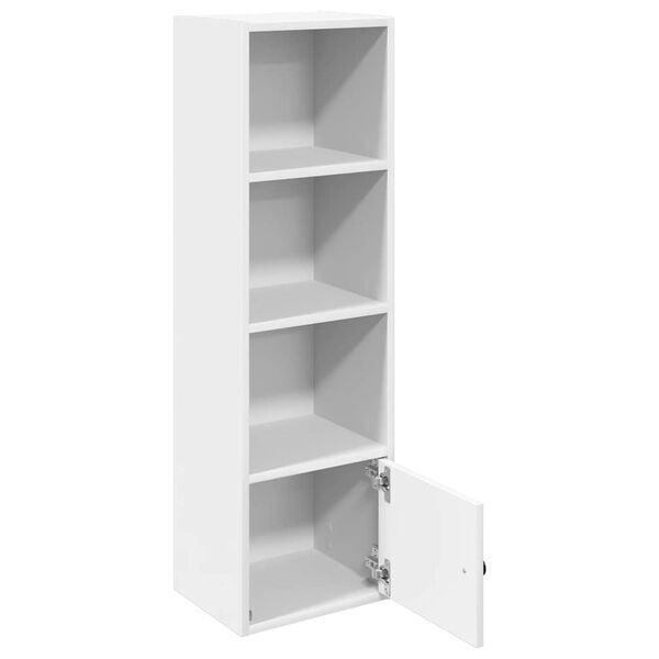 vidaXL Bookcase White 31x24x102 cm Engineered Wood