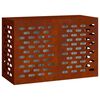 vidaXL Air Conditioner Cover Rusty 90 x 40 x 60 cm Weathering Steel