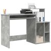 vidaXL Desk Concrete Grey 120.5 x 44 x 88.5 cm Engineered Wood