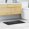 vidaXL Anti-slip Bath Mat Dark grey 50 x 80 cm PP