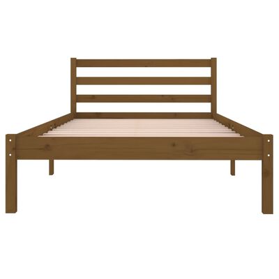 vidaXL Day Bed Solid Wood Pine 100x200 cm Honey Brown