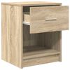 vidaXL Bedside Cabinets 2 pcs with Drawer Sonoma Oak 40x34x50 cm