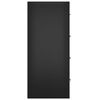 vidaXL Sideboard with 4 Drawers 60x30.5x71 cm Black